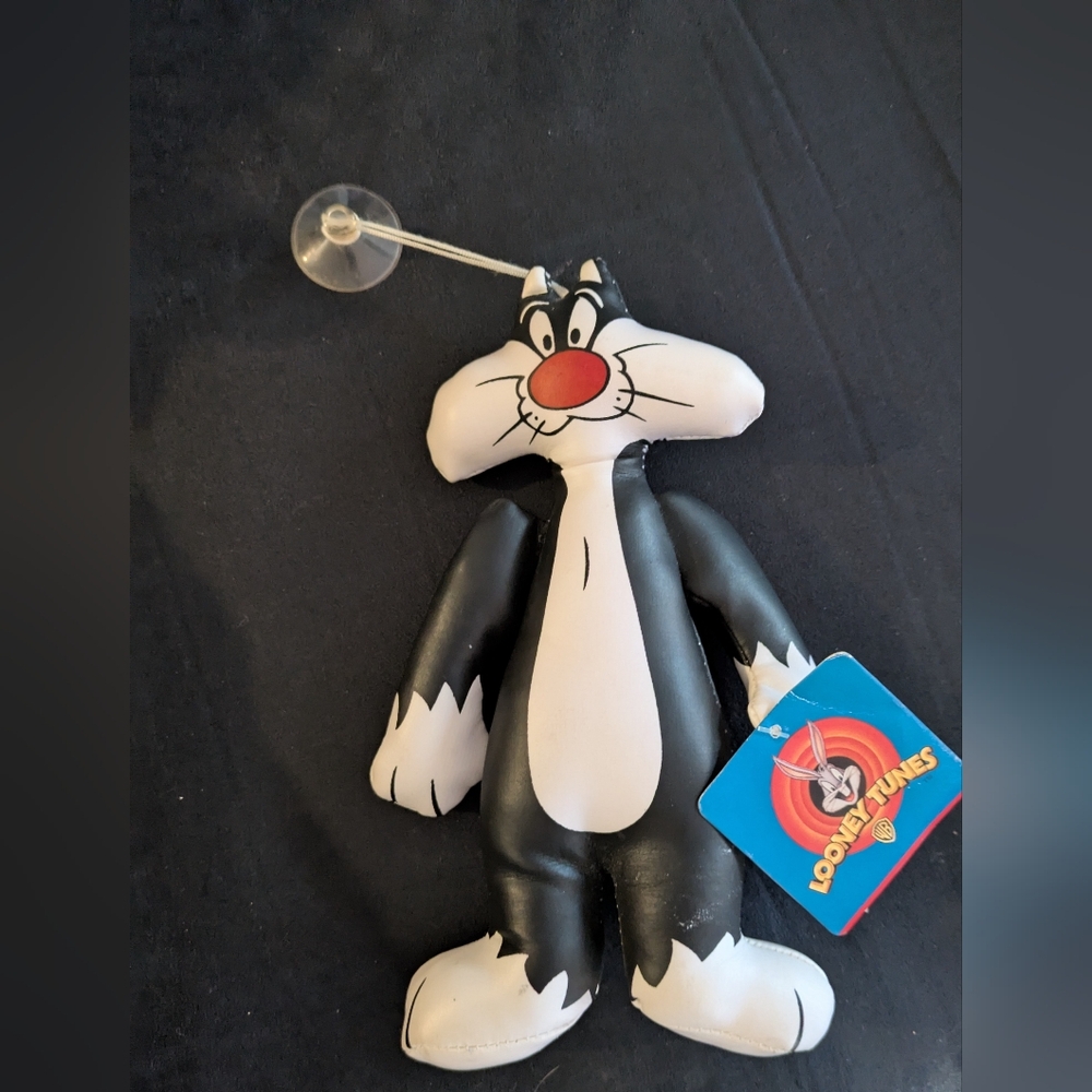 Sylvester The Cat Vinyl Plush Window Cling.